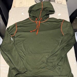 Balance Collection Forest Hoodie with Bright Orange Details
